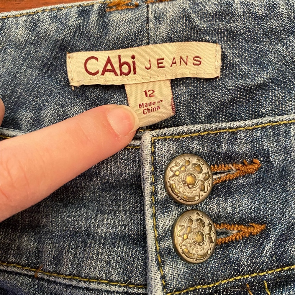 CAbi jeans midrise size 12